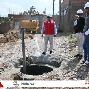 CONSTRUCCIÓN DE RED DE DISTRIBUCIÓN, RED DE ALCANTARILLADO Y CONEXIONES DOMICILIARIAS, EN EL SISTEMA DE AGUA POTABLE Y SANEAMIENTO DE LA CALLE CAMINITO AL CIELO EN EL CENTRO POBLADO LA TOMA, DISTRITO DE HUAMANCACA CHICO