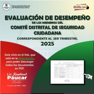 EVALUACIÓN CODISEC III TRIMESTRE 2025