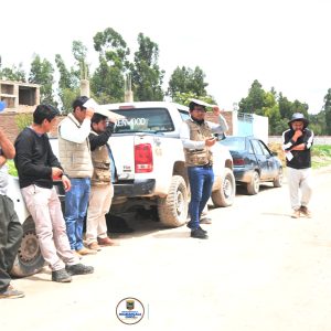 Reunión de coordinación por saneamiento en la Av. Manco Cápac