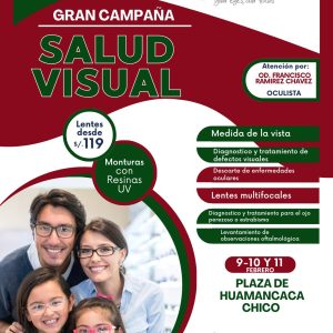 📸✨ GRAN CAMPAÑA DE SALUD VISUAL ✨👁️