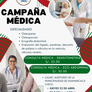 ¡Gran Campaña Médica a Precio Social!