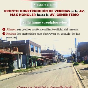 Mejoramiento de Infraestructura Vial en la Av. Max Hongler